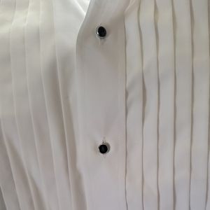 Tuxedo shirt with cumberbund & cufflinks